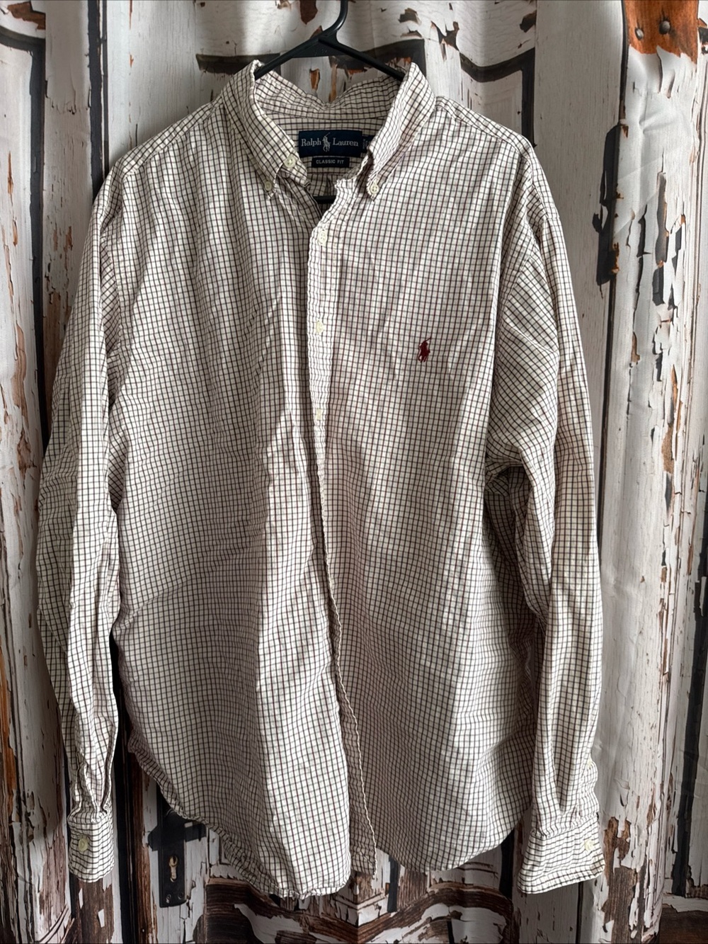 Ralph Lauren  xxl/18 multi color Long-Sleeve Button-Down Shirt